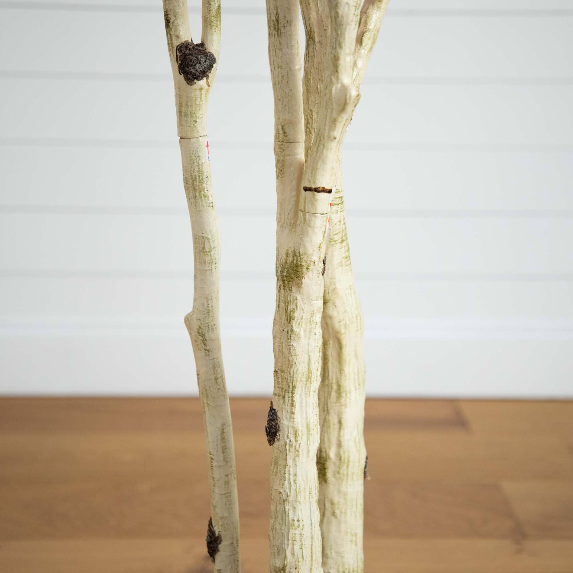 9ft. Potted Artificial Autumn Birch Tree